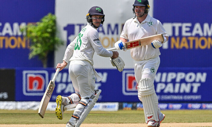 Record Ireland Test score as Stirling, Campher hit tons in Sri Lanka