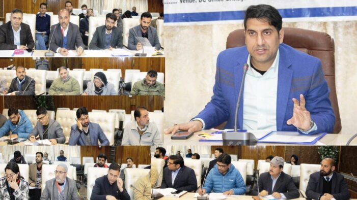 DC Srinagar chairs District Level Consultative Committee Meet
