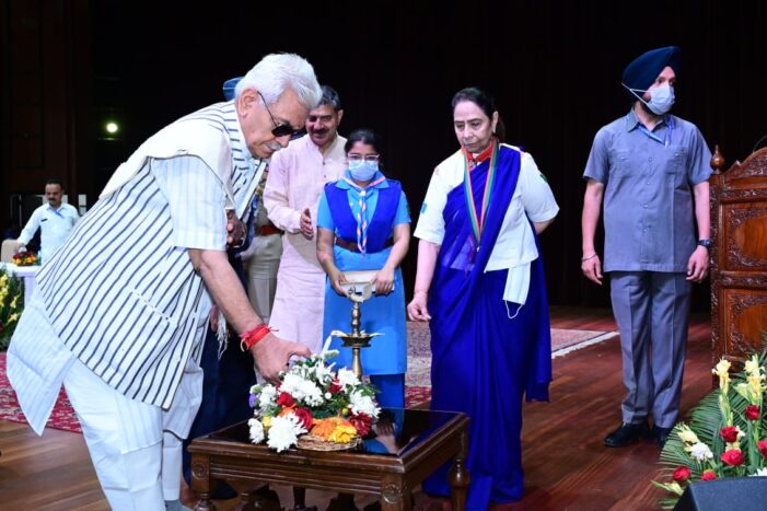 Lt Governor attends Rajya Puraskar Ceremony of J&K Bharat Scouts & Guides