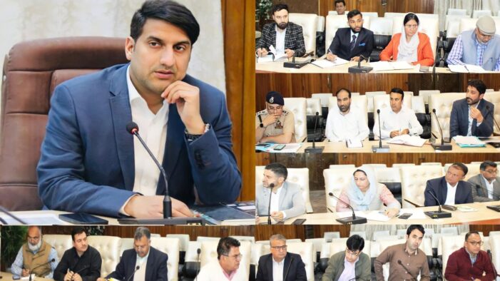 DC Srinagar Chairs NCORD meeting; Reviews control measures against drug menace