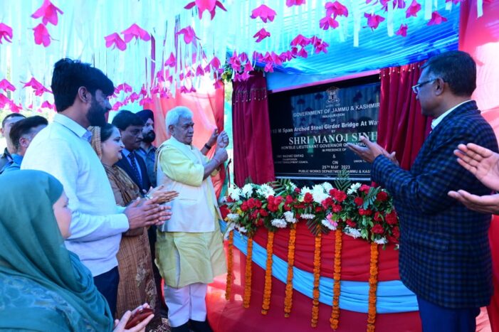 Lt Governor inaugurates key infrastructure projects at Ganderbal