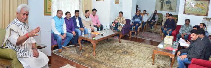 All Minority Employees Association Kashmir calls on Lt Governor