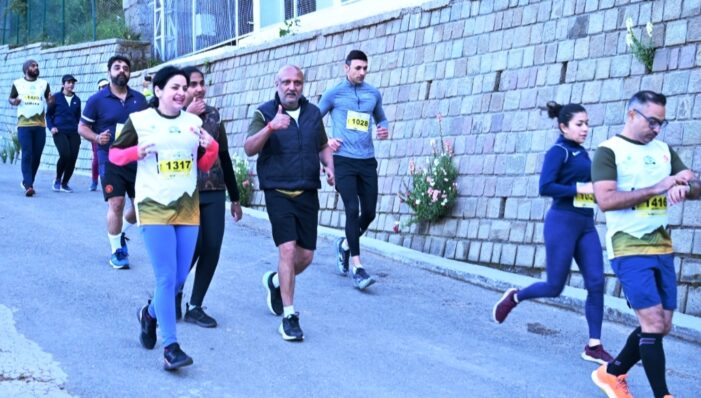 Over 550 runners participate in 3rd edition of Patnitop Marathon