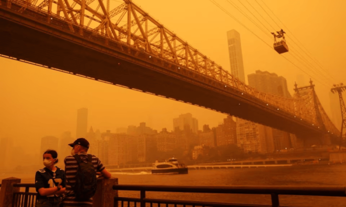 Canada wildfires shroud New York in apocalyptic haze