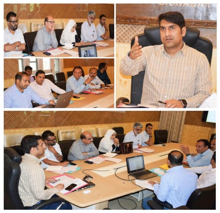 DC Srinagar chairs District Level Coordination-cum-Implementation Committee (DLCIC) meeting