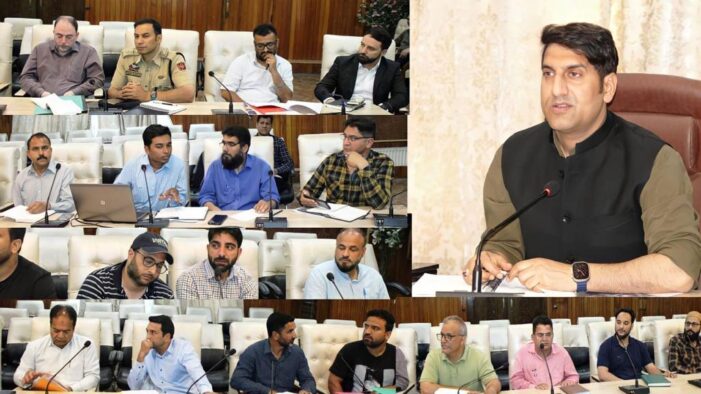 DC Srinagar reviews progress of implementation of National Clean Air Programme (NCAP)
