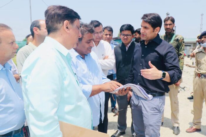 DC Srinagar takes stock of works on under-construction Hostel for wards of Ex-Servicemen/Martyrs at Peerbagh