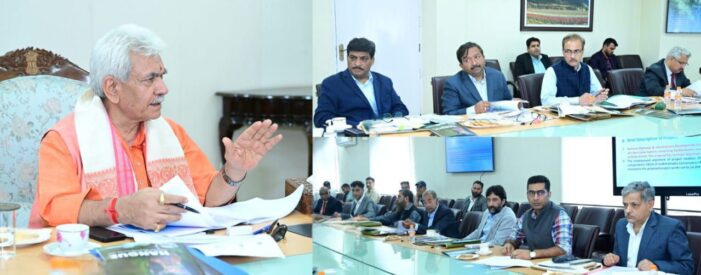 Lt Governor chairs 4th J&K UT Wildlife Board meeting