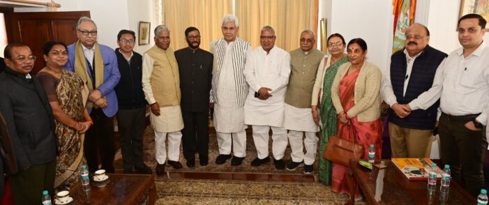 Members of Joint Committee on the Forest (Conservation) Amendment Bill, 2023 meet Lt Governor