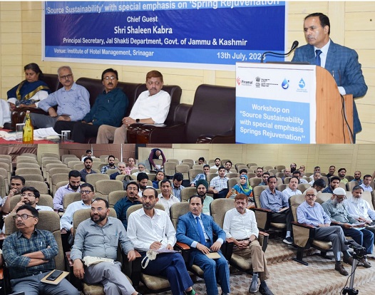Jal Shakti Deptt organises workshop on Source Sustainability