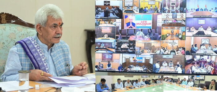 Lt Governor interacts with the citizens, addresses their grievances