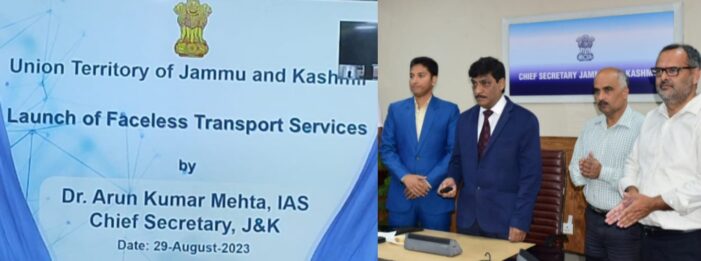 J&K tops after adding 16 more services of Tpt Department to its tally of online services
