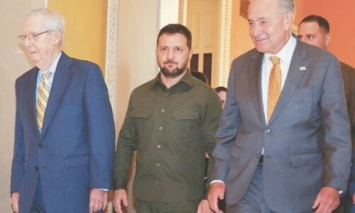 Zelensky wins US air defence arms, but faces aid battle