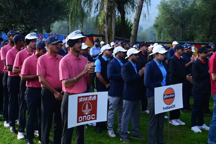 Lt Governor inaugurates the 44th PSPB Inter-Unit Golf Tournament at Royal Springs Golf Course in Srinagar
