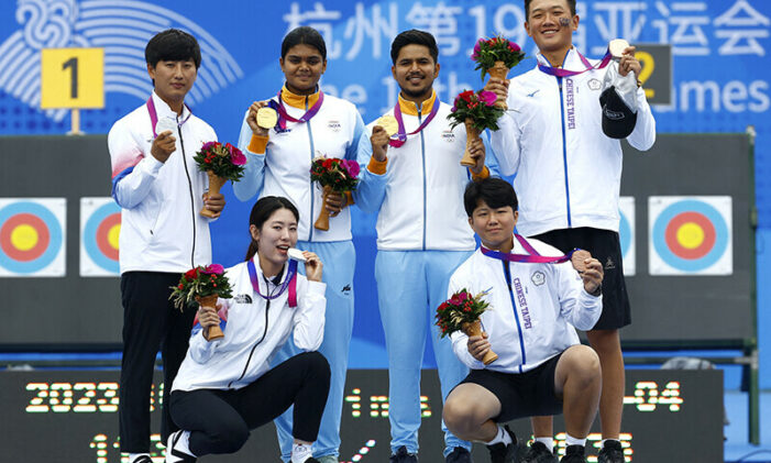 India strike gold in Asian Games archery as world-class duo primed