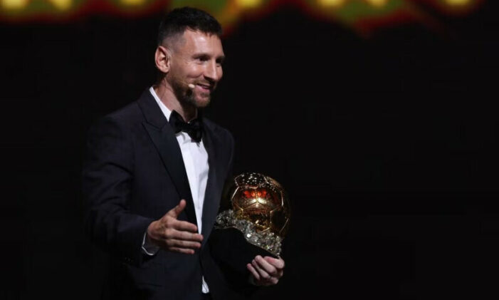 Lionel Messi wins record eighth Ballon d’Or for best player in the world