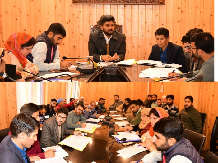 DC Ganderbal chairs DCDC meeting