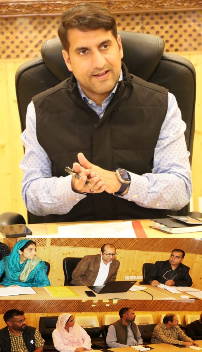 DC Srinagar Chairs Meeting of District Ujjwala Committee (DUC) for release of PMUY connections for uncovered families