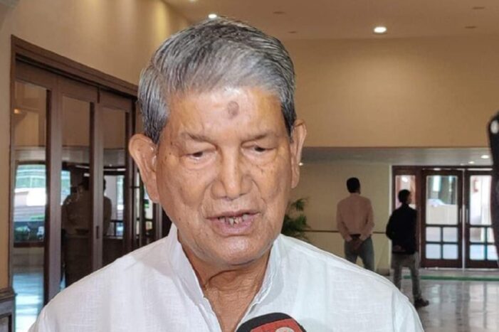 Narrow escape for ex-Uttarakhand CM Harish Rawat after car collides with divider Narrow escape for ex-Uttarakhand CM Harish Rawat after car collides with divider