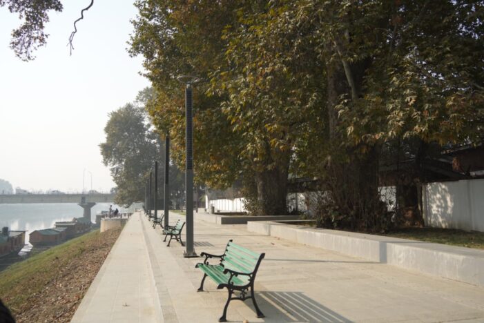 Lt Governor inaugurates Jhelum Riverfront (Right Bank) Zero Bridge to General Post Office