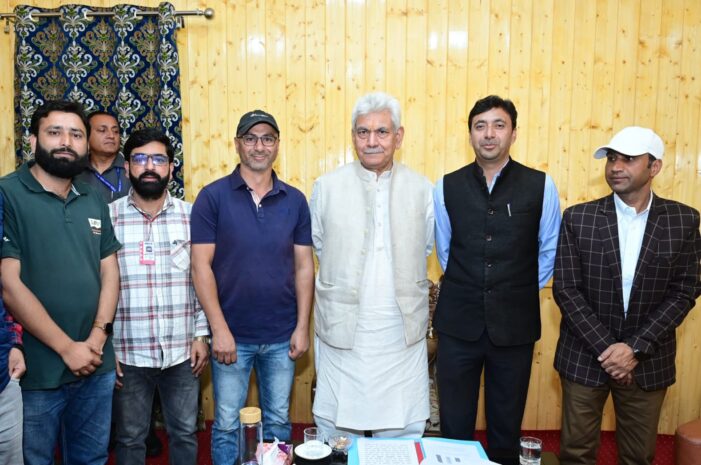 Lt Governor interacts with PRIs, residents of border villages & various other public delegations at Kupwara