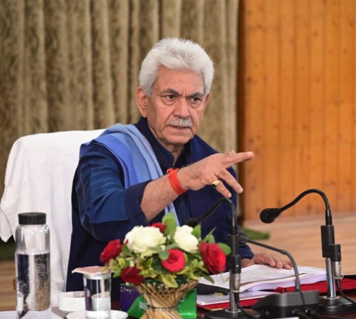 Lt Governor chairs review meeting with District Administration Baramulla