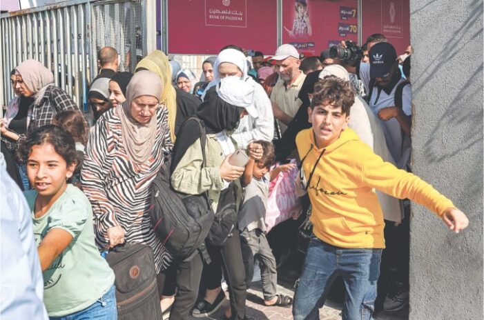 Over 400 evacuated to Egypt from Gaza