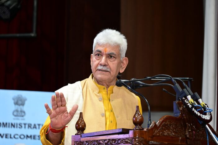Lt Governor inaugurates Pensioners Sammelan in Jammu; interacts with Pension beneficiaries