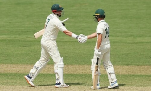 Australia’s Renshaw hits century against Pakistan in Warner ‘audition’