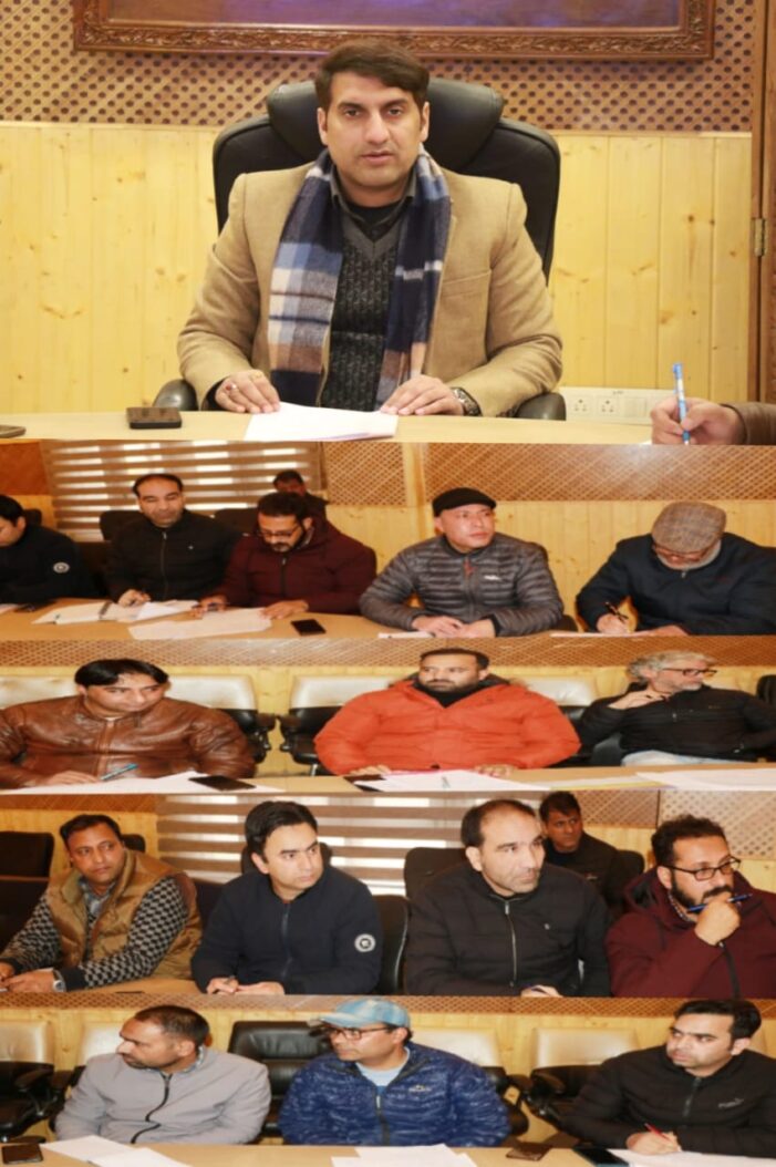 DEO/DC Srinagar reviews progress under on-going Special Summary Revision of Electoral Roll