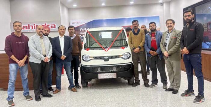 Mahindra Jeeto Strong launched at Jammu Motors Mahindra Jeeto Strong launched at Jammu Motors