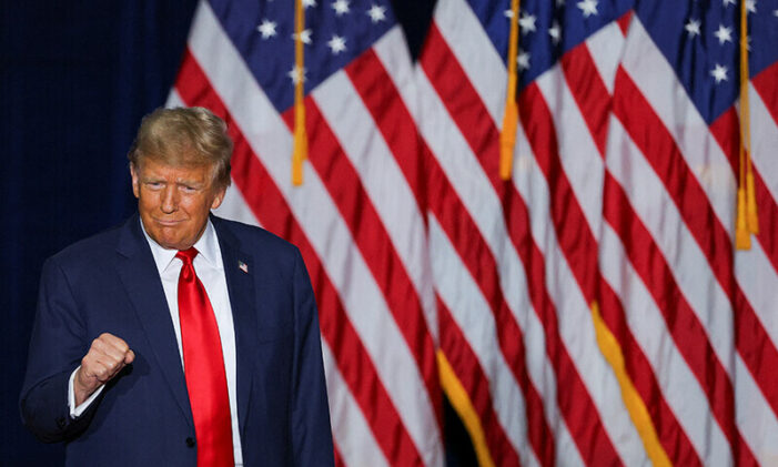 Big win in Iowa moves Donald Trump closer to Biden re-match