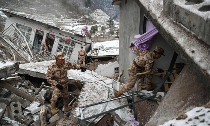 Race to find dozens trapped in southwest China landslide