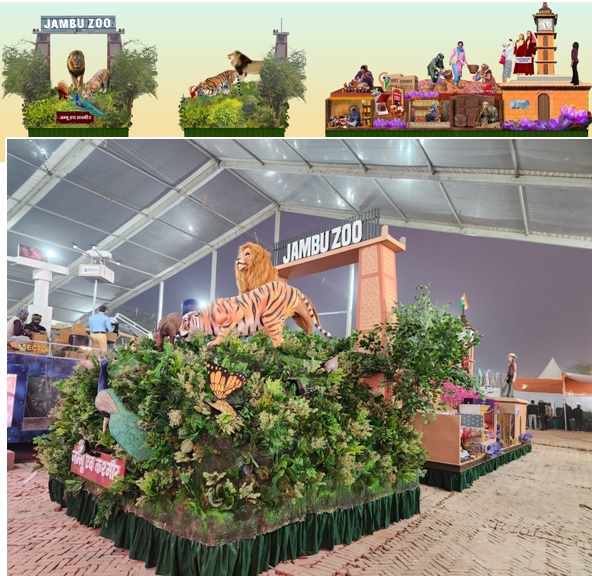 J&K’s tableau advertises UTs’ handicraft industry, saffron cultivation