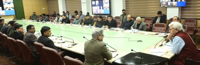 Lt Governor reviews preparations for Khelo India Winter Games 2024