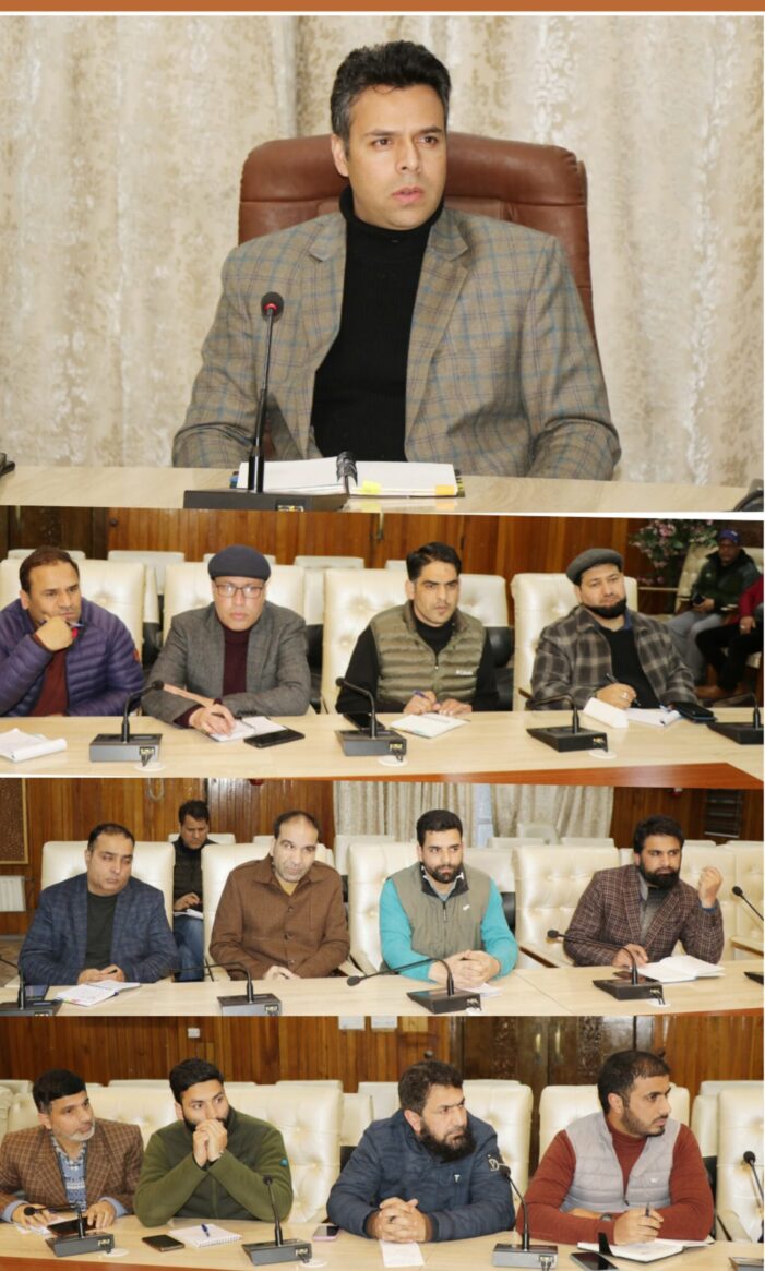 DC Srinagar reviews functioning of Revenue Department