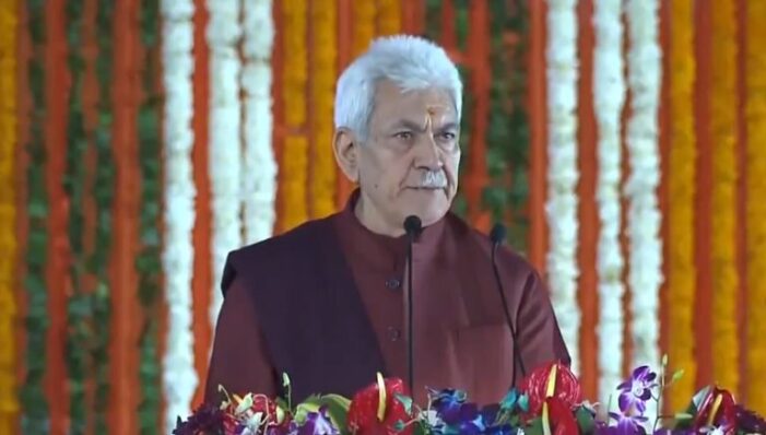 Hartal calendars replaced by University, School calendars in J&K: LG Manoj Sinha at MA Stadium Jammu Hartal calendars replaced by University, School calendars in J&K: LG Manoj Sinha at MA Stadium Jammu