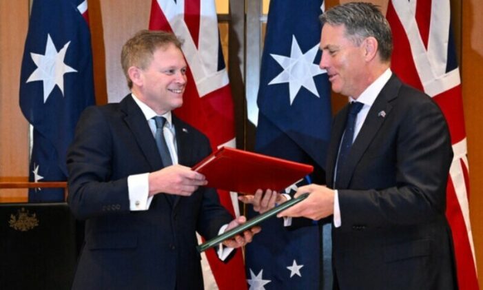 UK and Australia sign new defence pact