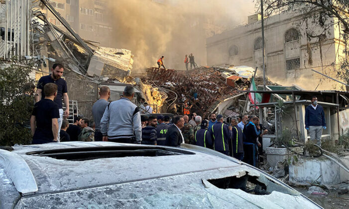 US on high alert for Iran threat in region after Israeli strike in Syria