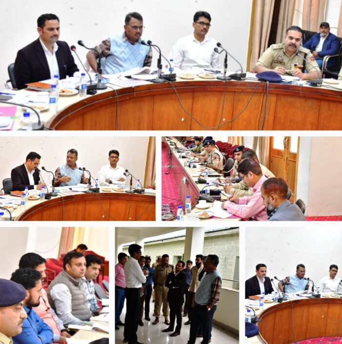 General, Police Observer review preparations for elections in border district Rajouri General, Police Observer review preparations for elections in border district Rajouri