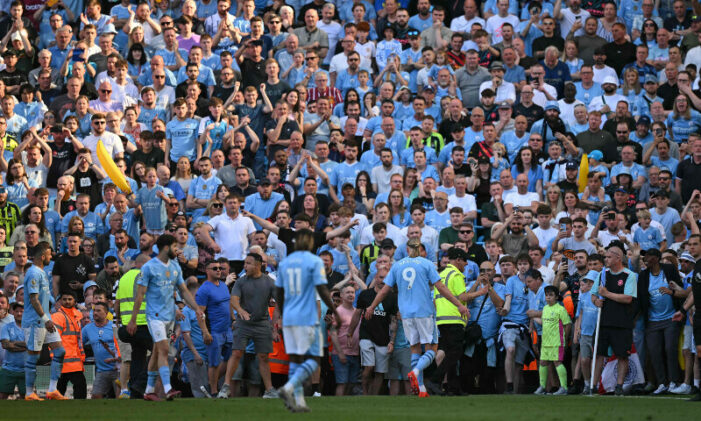 Man City win historic fourth straight English Premier League title