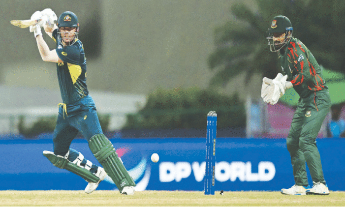Maiden hat-trick for Cummins as Australia cruise past Bangladesh