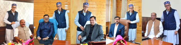 Chief Minister visits Cabinet colleagues, Advisor to congratulate them on assuming office