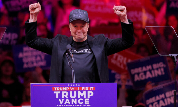 Trump names Elon Musk to role for leading govt efficiency drive
