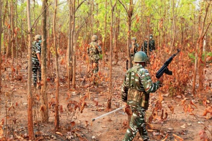 Security forces gun down 12 Maoists in Chhattisgarh-Telangana border