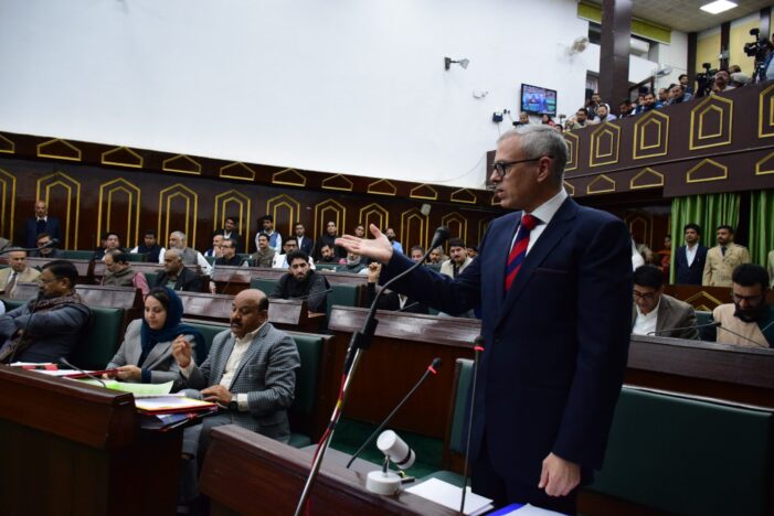 CM Omar Abdullah tables Economic Survey Report-2024-25 in LA CM Omar Abdullah tables Economic Survey Report-2024-25 in LA